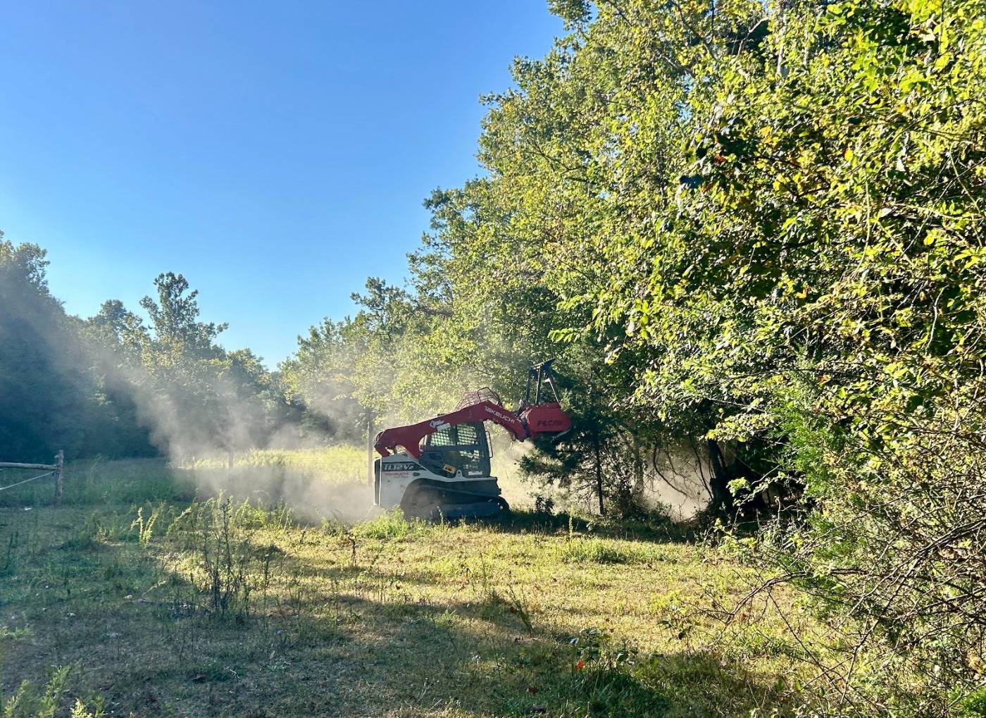 Land clearing work